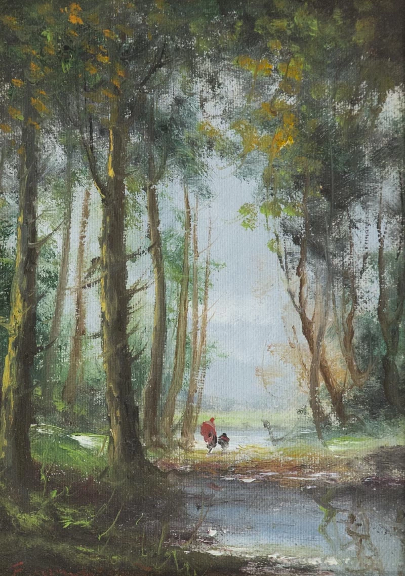 Paesaggio con figure